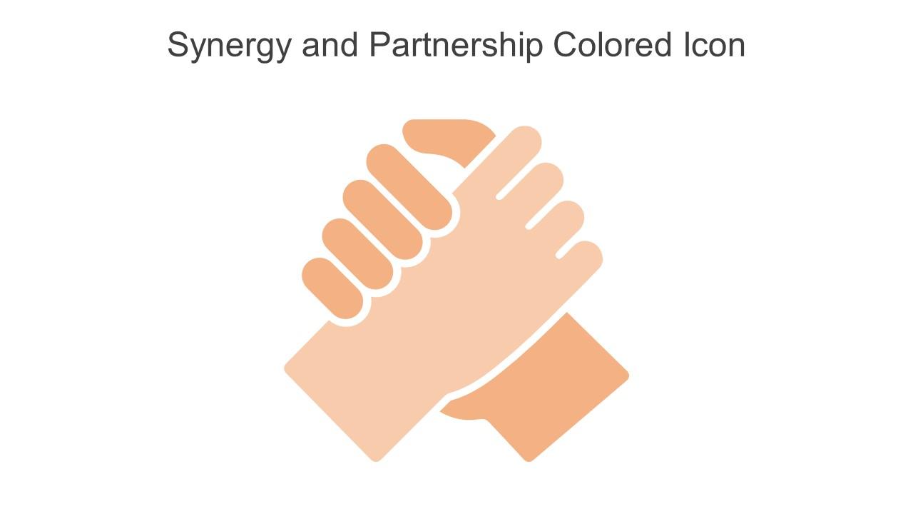 Synergy And Partnership Colored Icon In Powerpoint Pptx Png And Editable Eps Format Slide01
