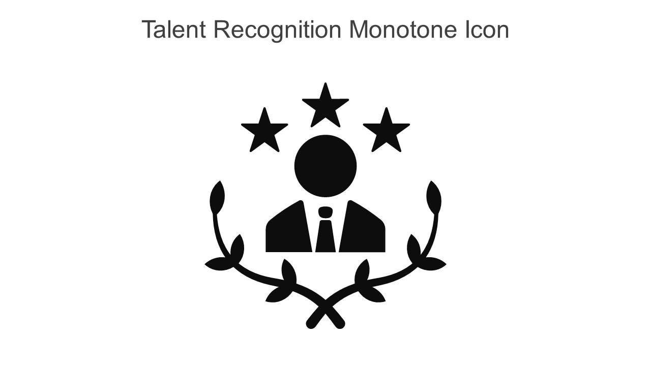 Talent Recognition Monotone Icon In Powerpoint Pptx Png And Editable Eps Format Slide01