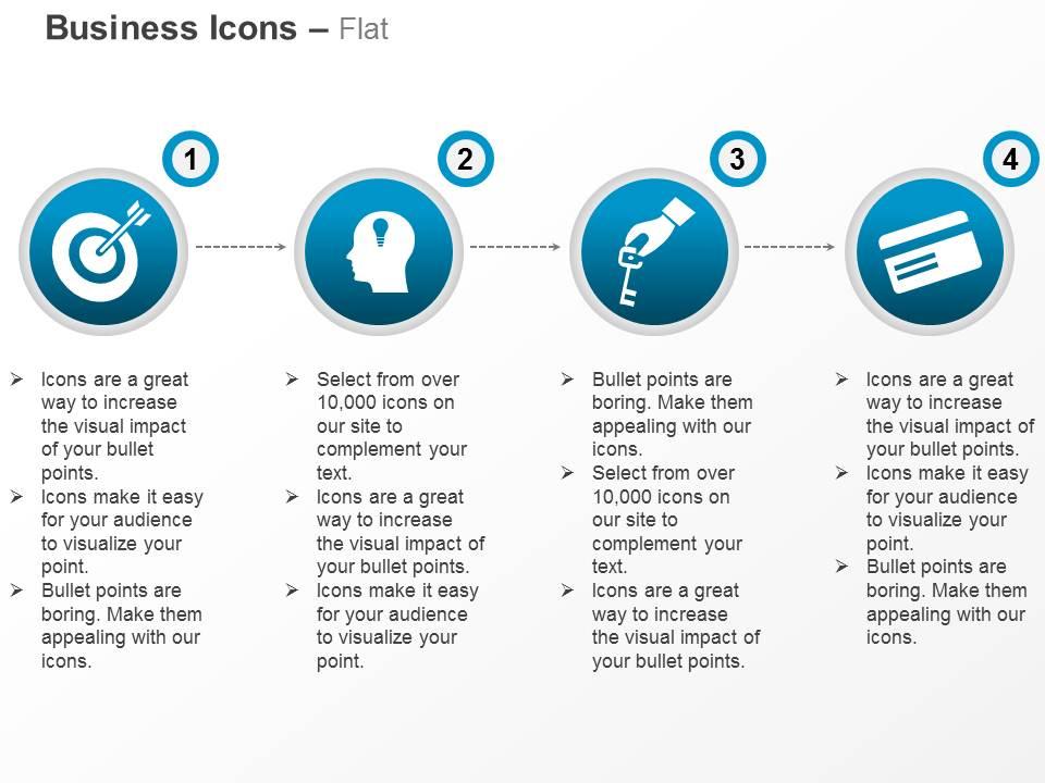 Target achievement idea generation security card ppt icons graphics Slide01