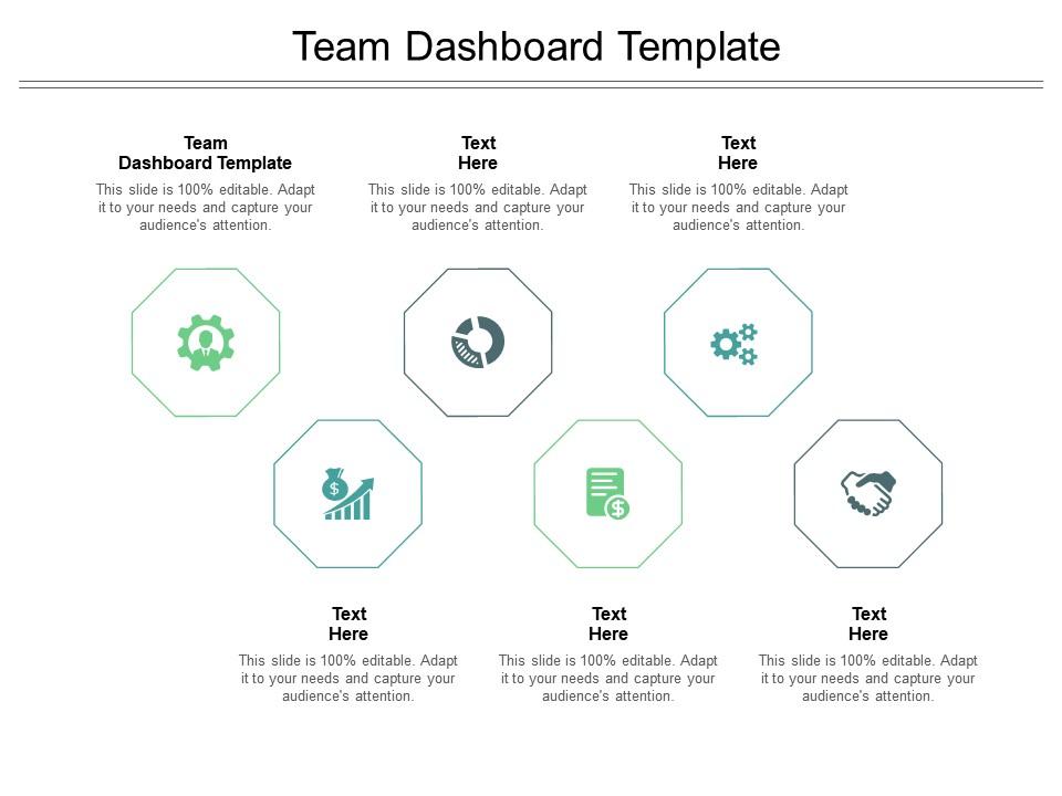 Team dashboard template ppt powerpoint presentation icon images cpb Slide01