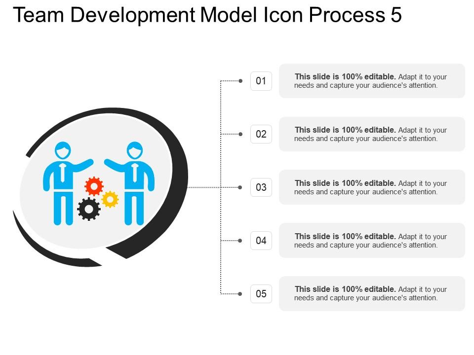 Team development model icon process 5 Slide01