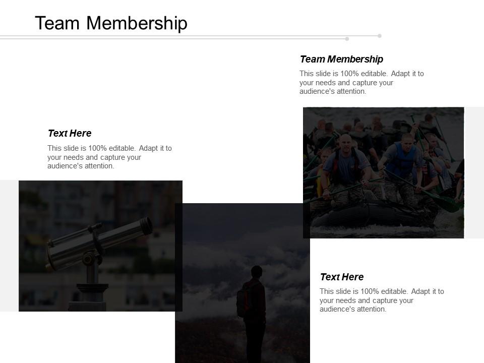 Team membership ppt powerpoint presentation icon display cpb Slide01