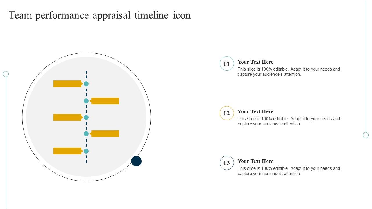 Team Performance Appraisal Timeline Icon Slide01