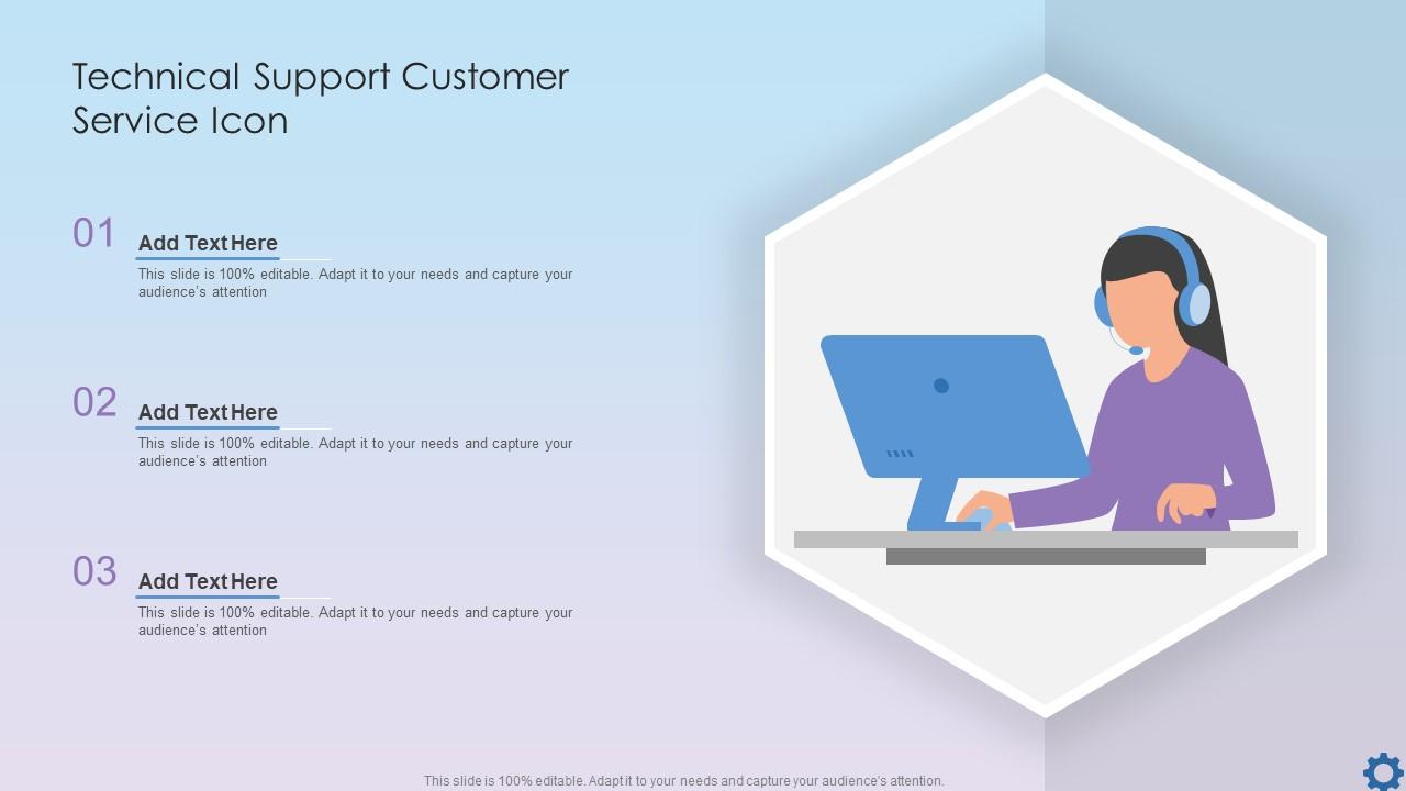 Technical Support Customer Service Icon Slide01