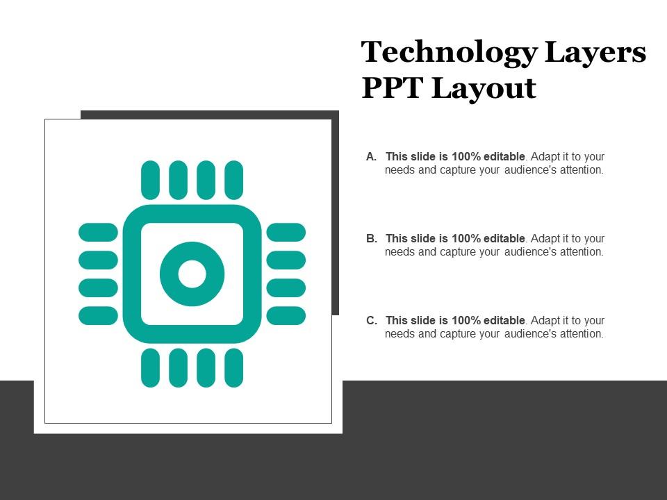 Technology layers ppt layout Slide01