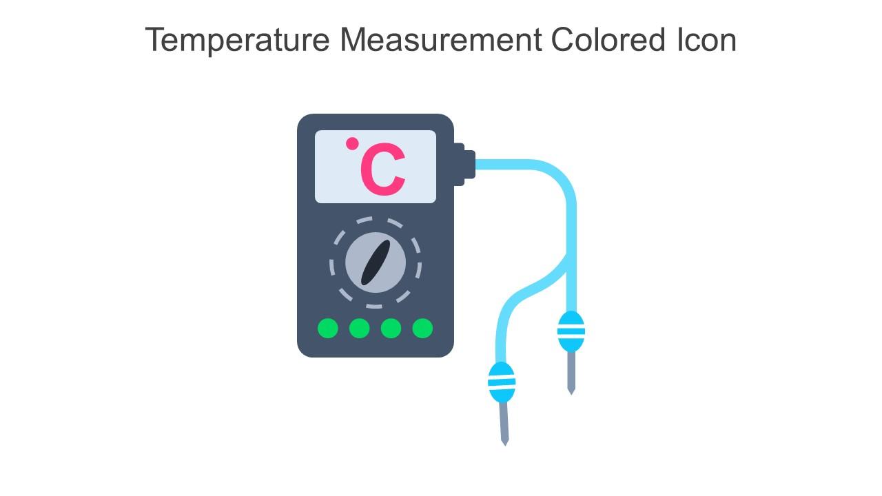 Temperature Measurement Colored Icon In Powerpoint Pptx Png And Editable Eps Format