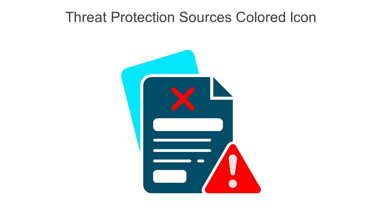 Threat Protection Sources Colored Icon In Powerpoint Pptx Png And Editable Eps Format Slide01