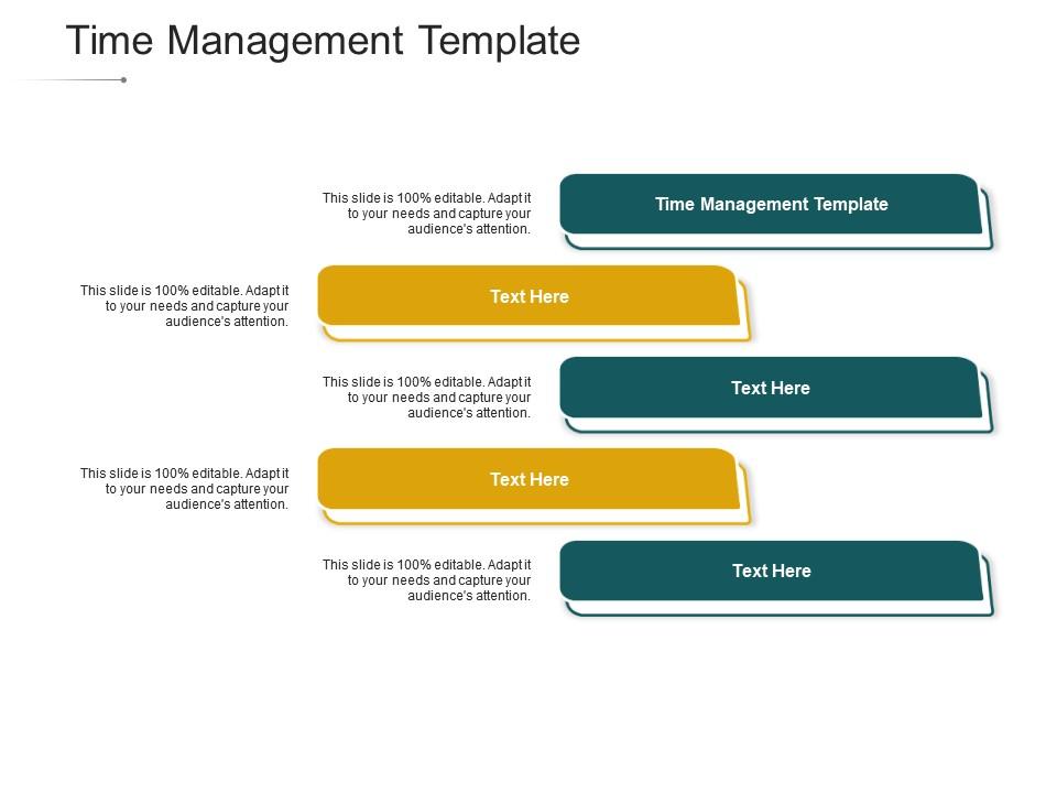 Time management template ppt powerpoint presentation icon show cpb Slide01