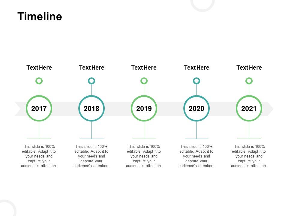 Timeline 2017 to 2021 l754 ppt powerpoint presentation styles icon Slide01
