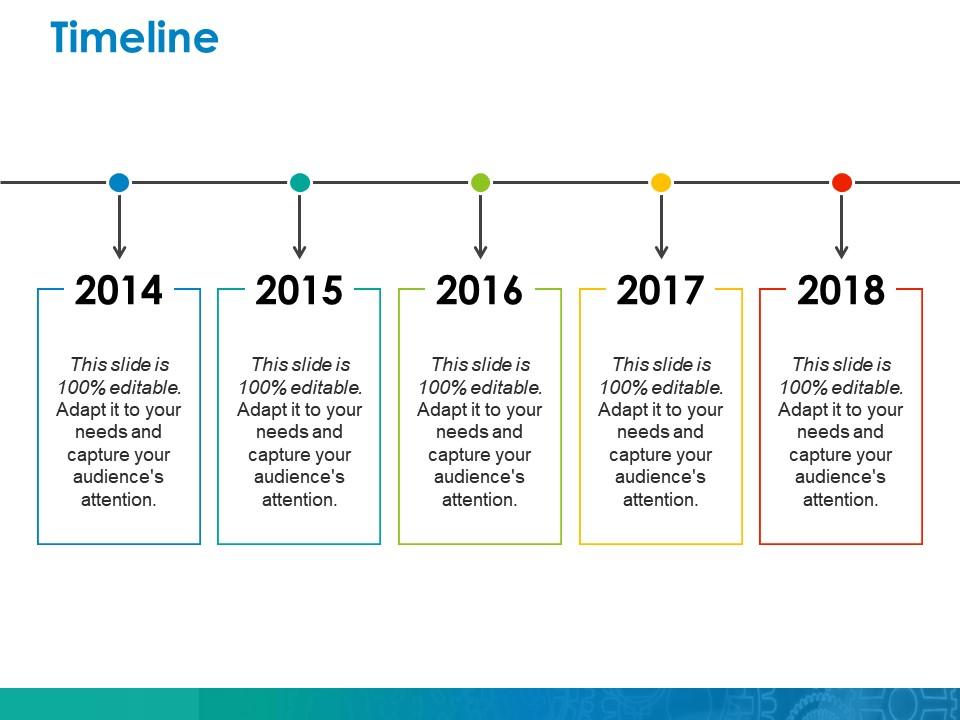 Timeline ppt icon layout Slide01