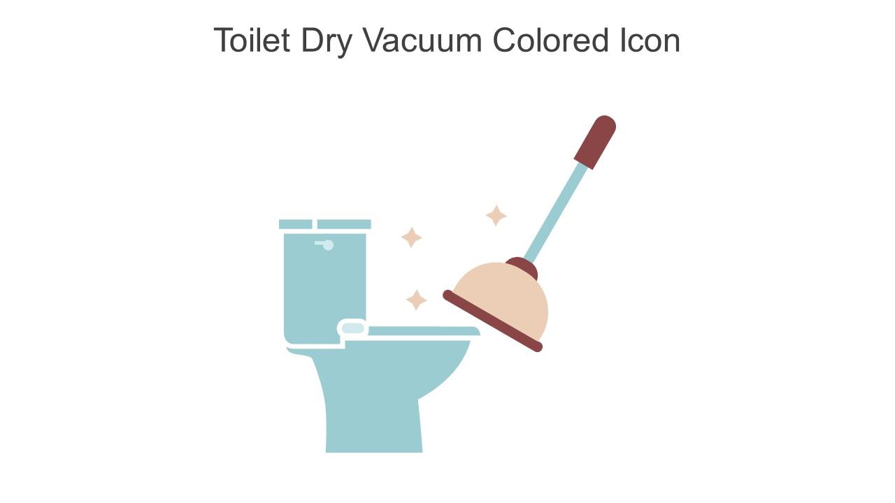 Toilet Dry Vacuum Colored Icon In Powerpoint Pptx Png And Editable Eps Format