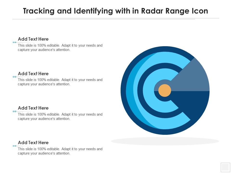 Tracking and identifying with in radar range icon Slide01