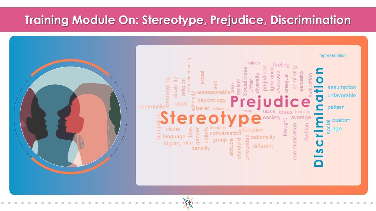 Training module on diversity and inclusion - understanding stereotype, prejudice, discrimination Slide01
