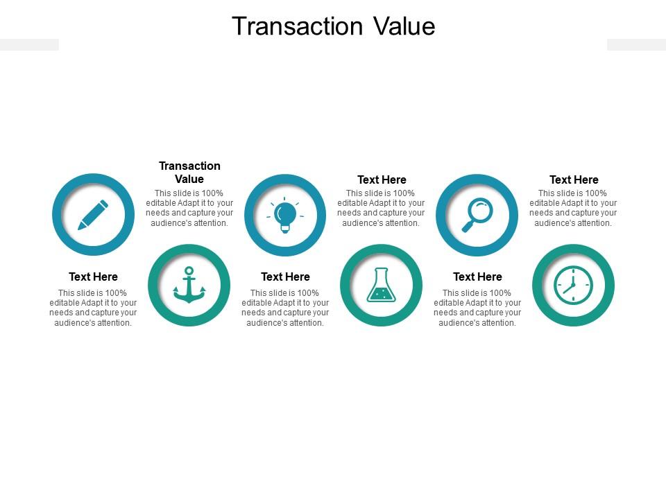 Transaction value ppt powerpoint presentation icon show cpb Slide01
