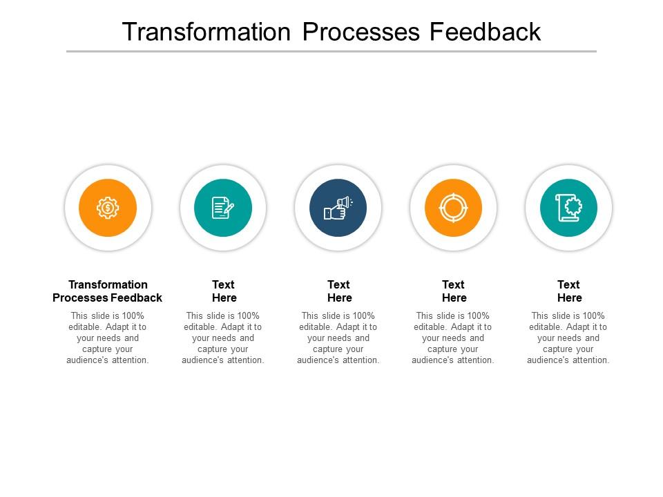 Transformation processes feedback ppt powerpoint presentation icon master slide cpb Slide01