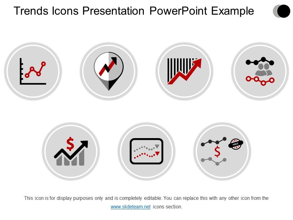 Trends icons presentation powerpoint example Slide01