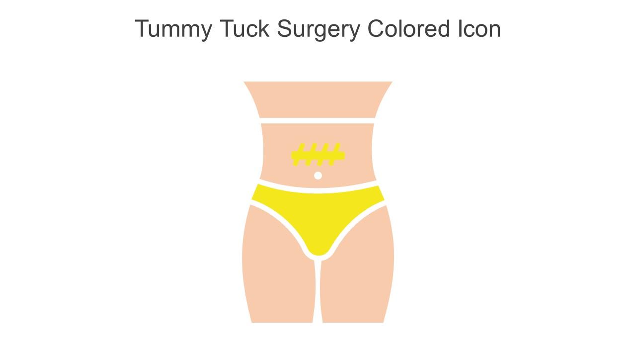 Tummy Tuck Surgery Colored Icon In Powerpoint Pptx Png And Editable Eps Format