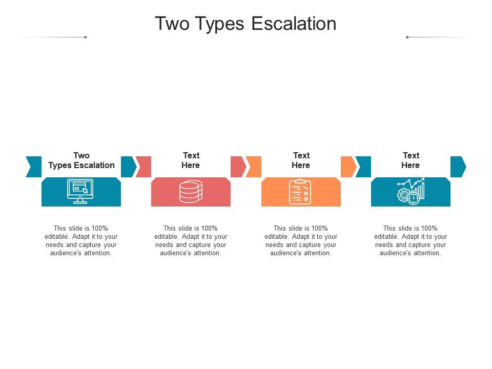Two types escalation ppt powerpoint presentation icon design inspiration cpb Slide01