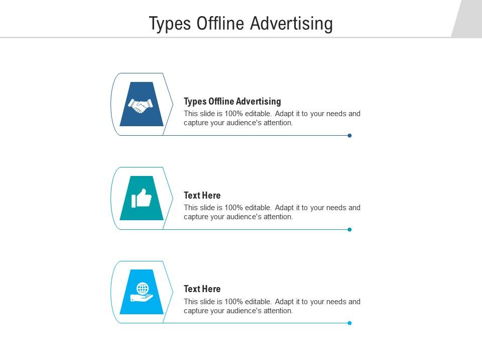 Types offline advertising ppt powerpoint presentation icon templates cpb Slide01