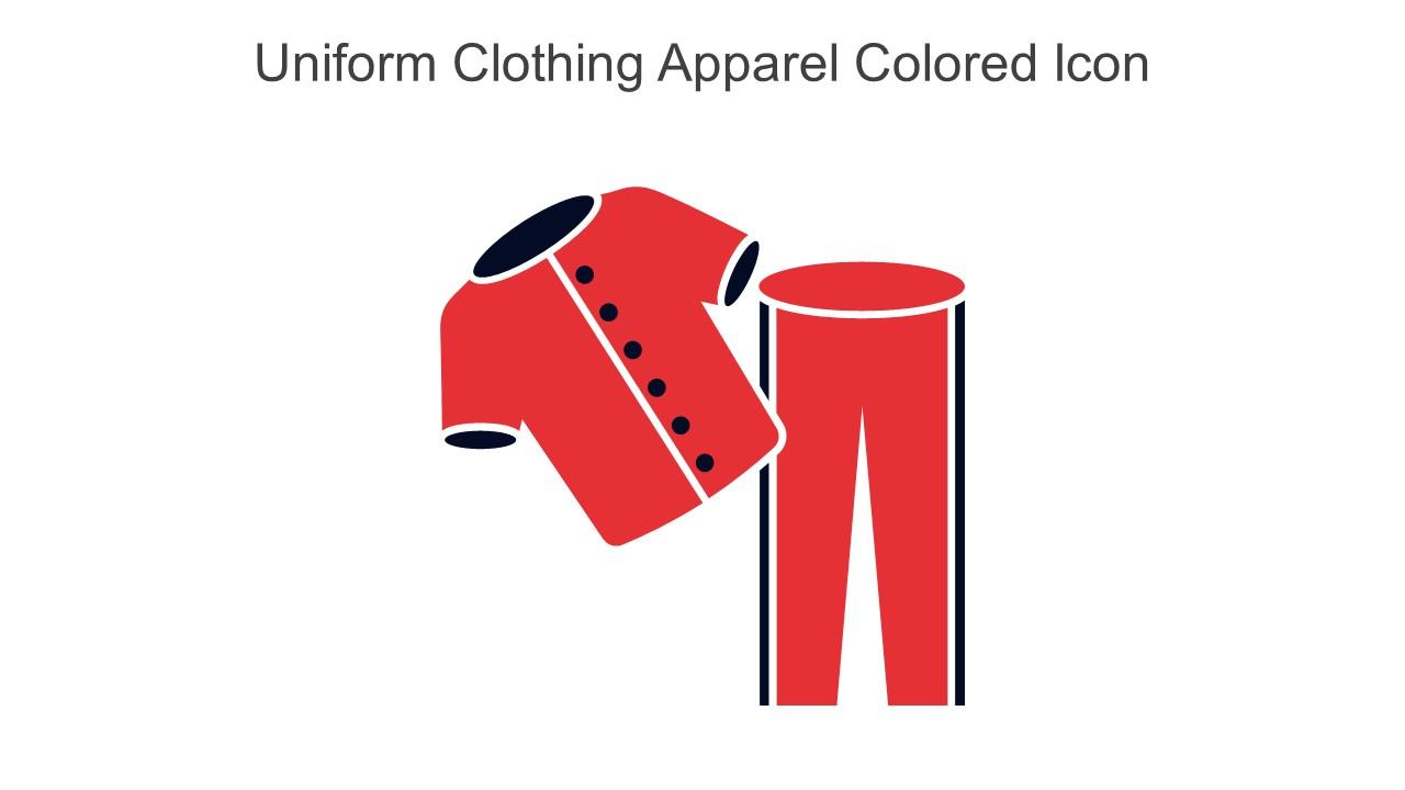 Uniform Clothing Apparel Colored Icon In Powerpoint Pptx Png And Editable Eps Format
