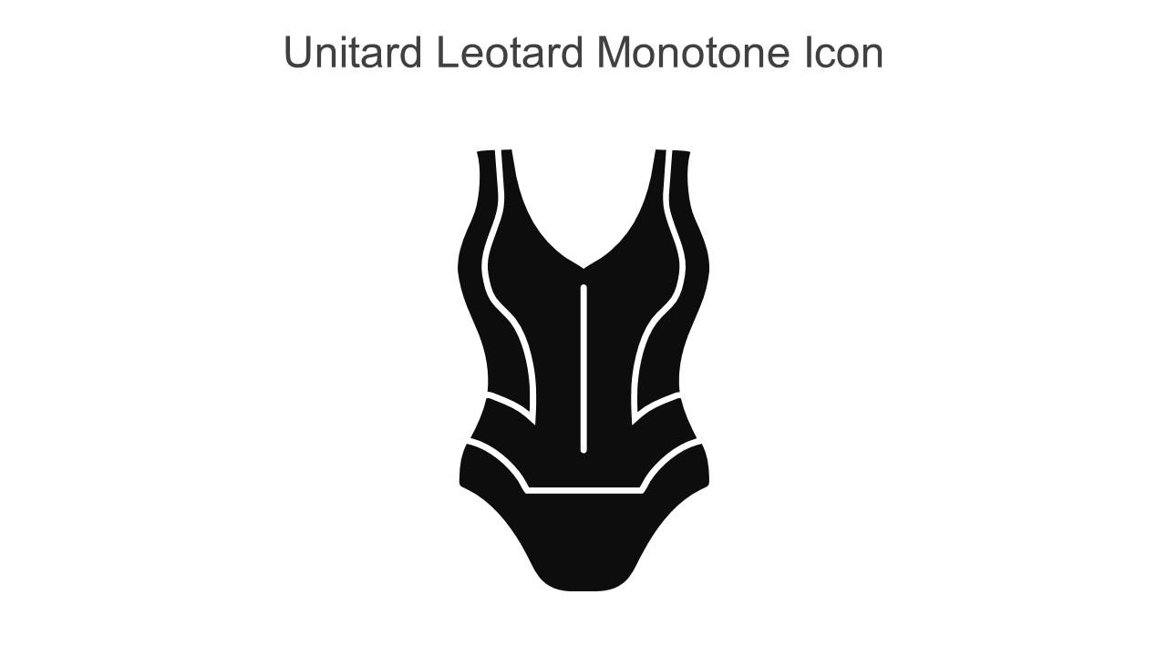 Unitard Leotard Monotone Icon In Powerpoint Pptx Png And Editable Eps Format