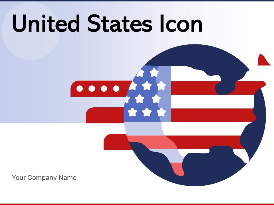 United States Icon Background Circular Design Liberty Slide01