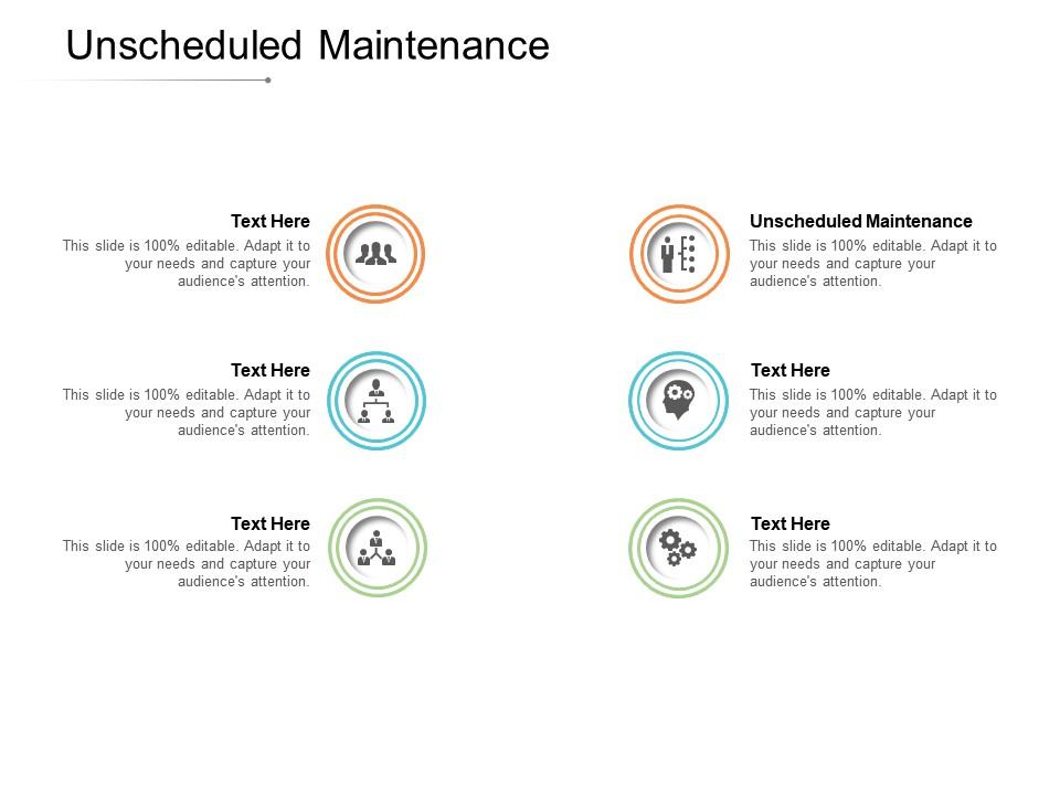 Unscheduled maintenance ppt powerpoint presentation icon good cpb Slide01