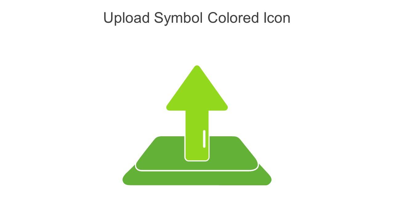 Upload Symbol Colored Icon In Powerpoint Pptx Png And Editable Eps Format