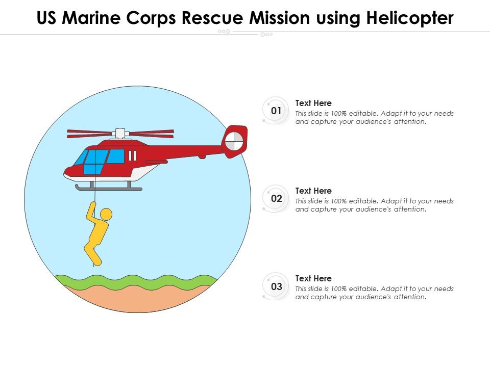 Us marine corps rescue mission using helicopter Slide01