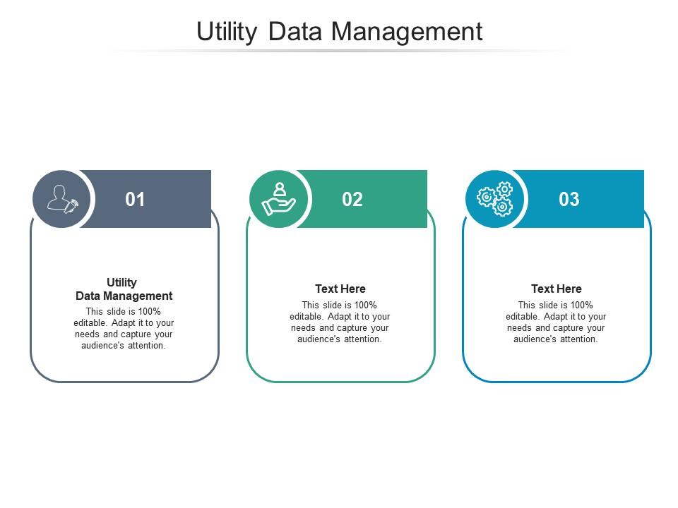 Utility data management ppt powerpoint presentation icon inspiration cpb Slide01