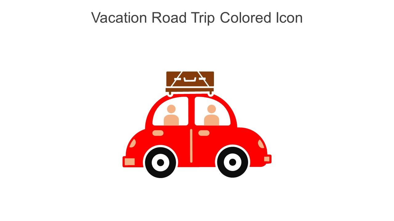 Vacation Road Trip Colored Icon In Powerpoint Pptx Png And Editable Eps Format