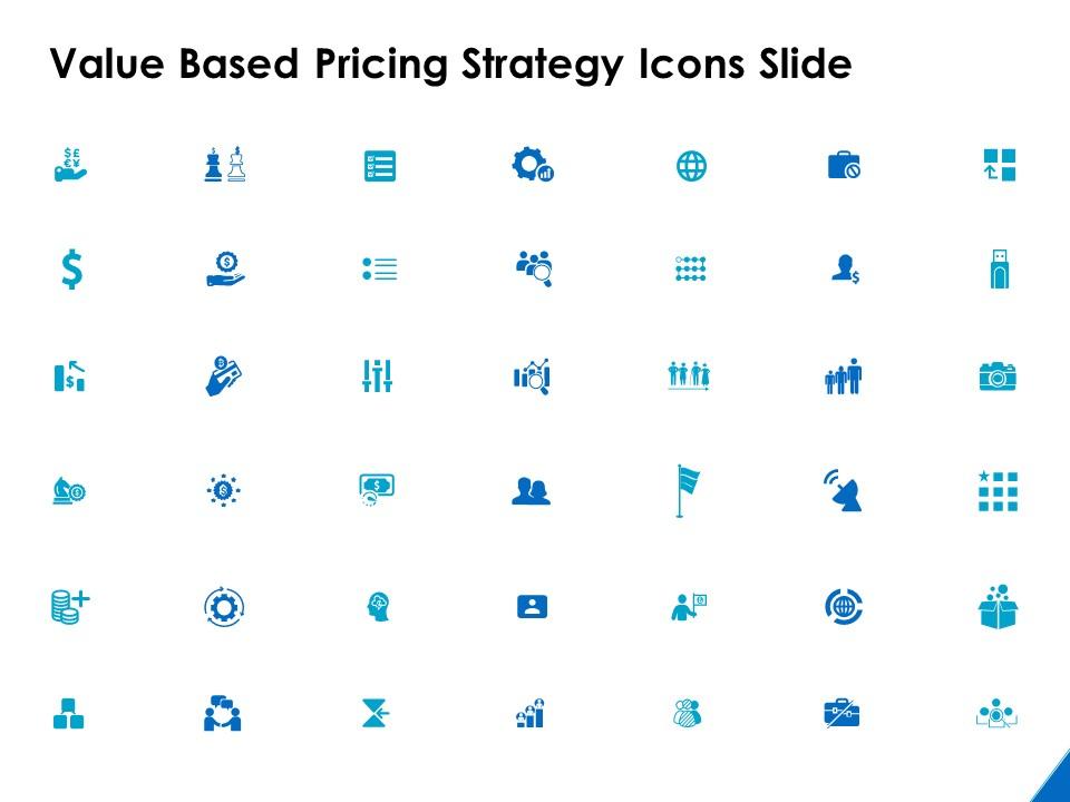 Value based pricing strategy icons slide currency growth a13 ppt powerpoint presentation show Slide01