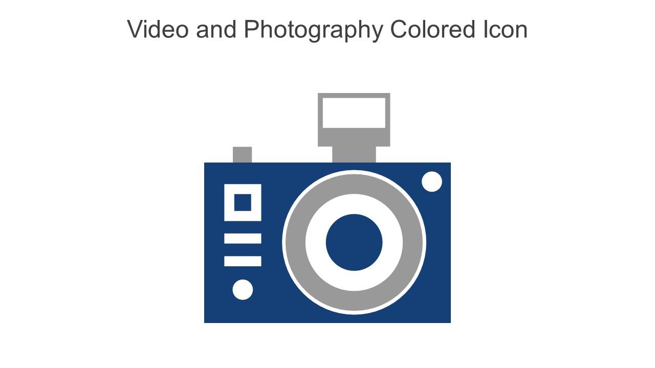 Video And Photography Colored Icon In Powerpoint Pptx Png And Editable Eps Format Slide01