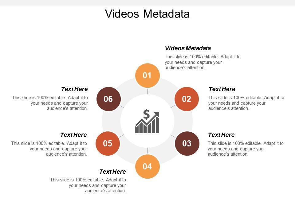 Videos metadata ppt powerpoint presentation icon background designs cpb Slide01
