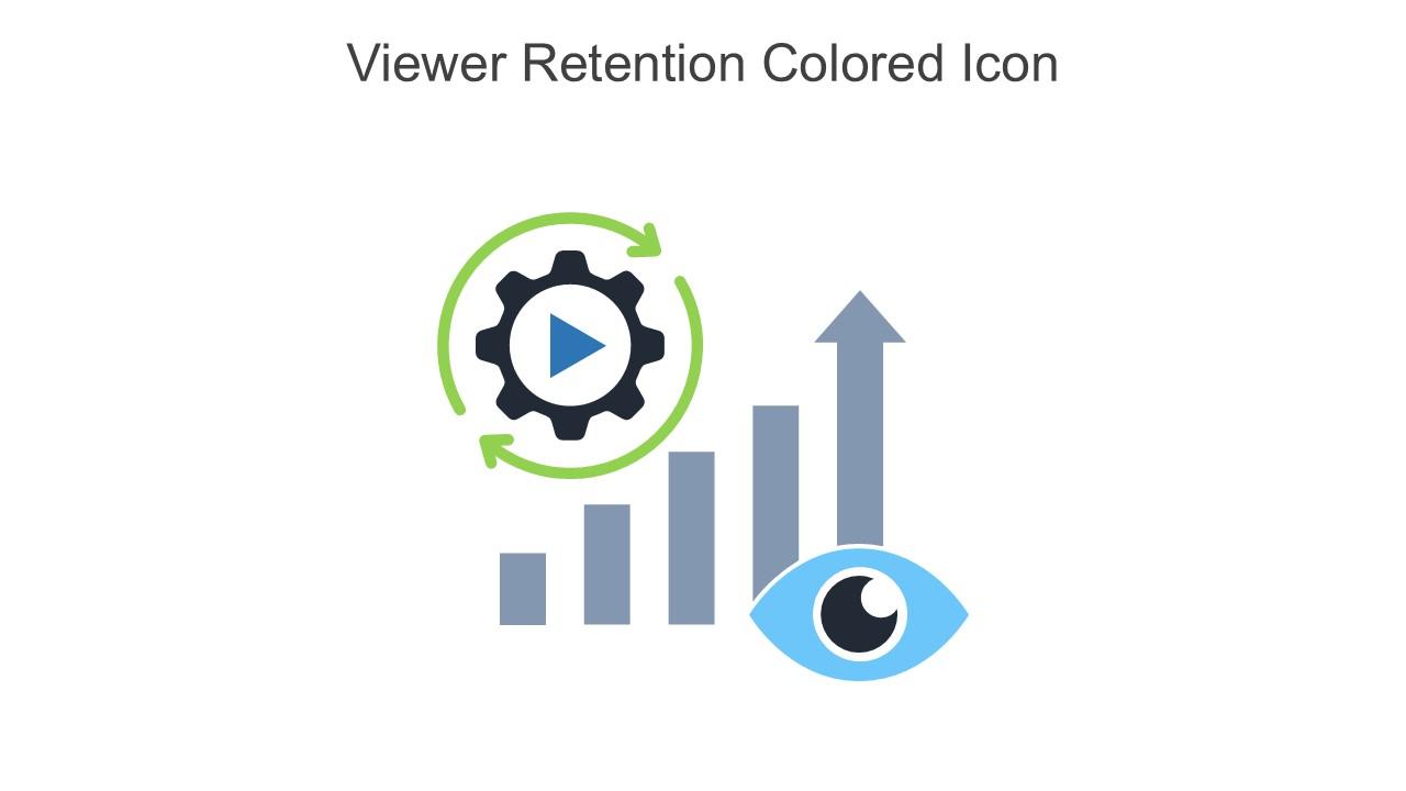 Viewer Retention Colored Icon In Powerpoint Pptx Png And Editable Eps Format