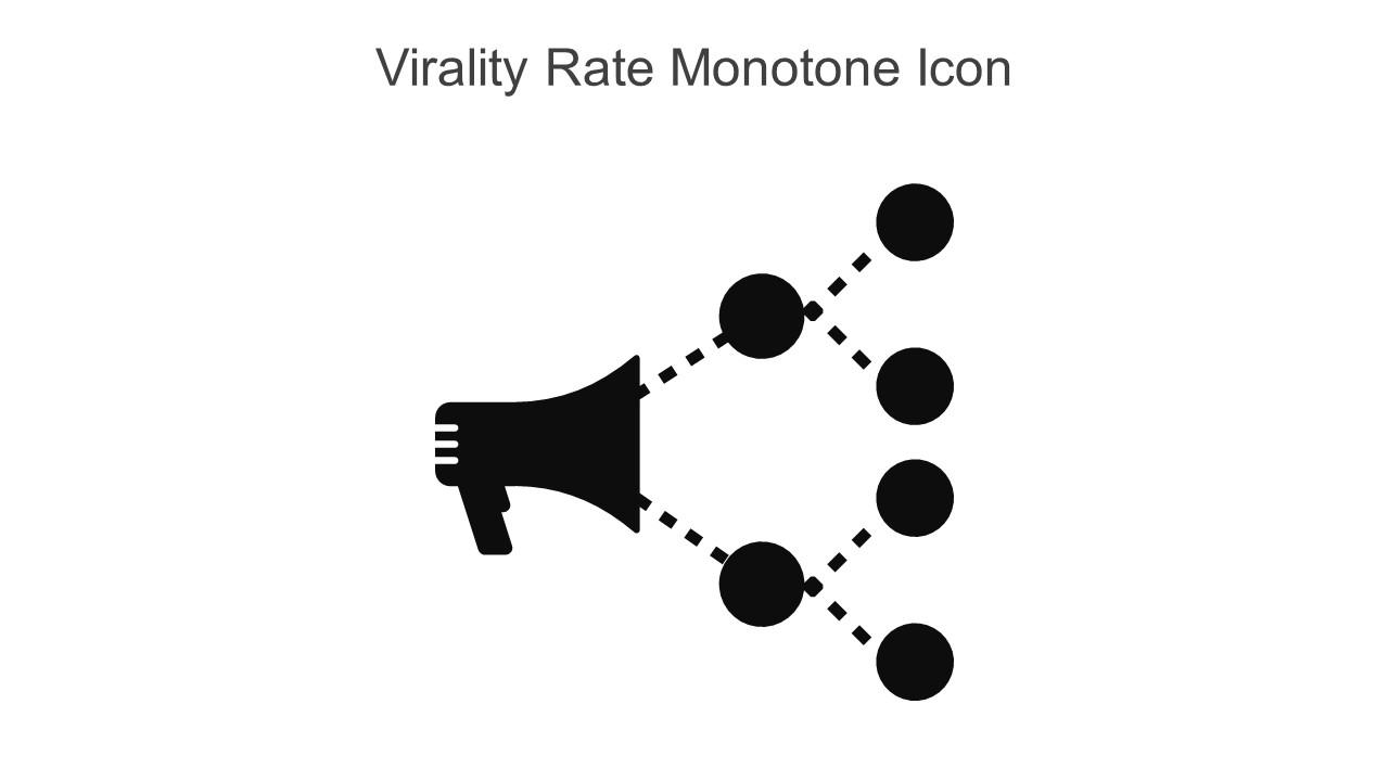Virality Rate Monotone Icon In Powerpoint Pptx Png And Editable Eps Format Slide01