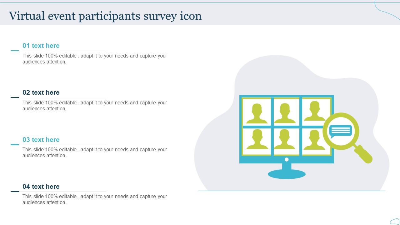 Virtual Event Participants Survey Icon Slide01
