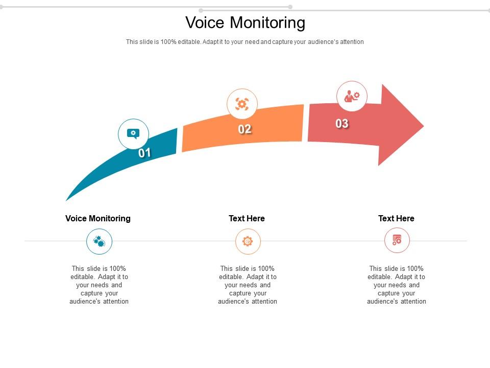 Voice monitoring ppt powerpoint presentation icon clipart images cpb Slide01