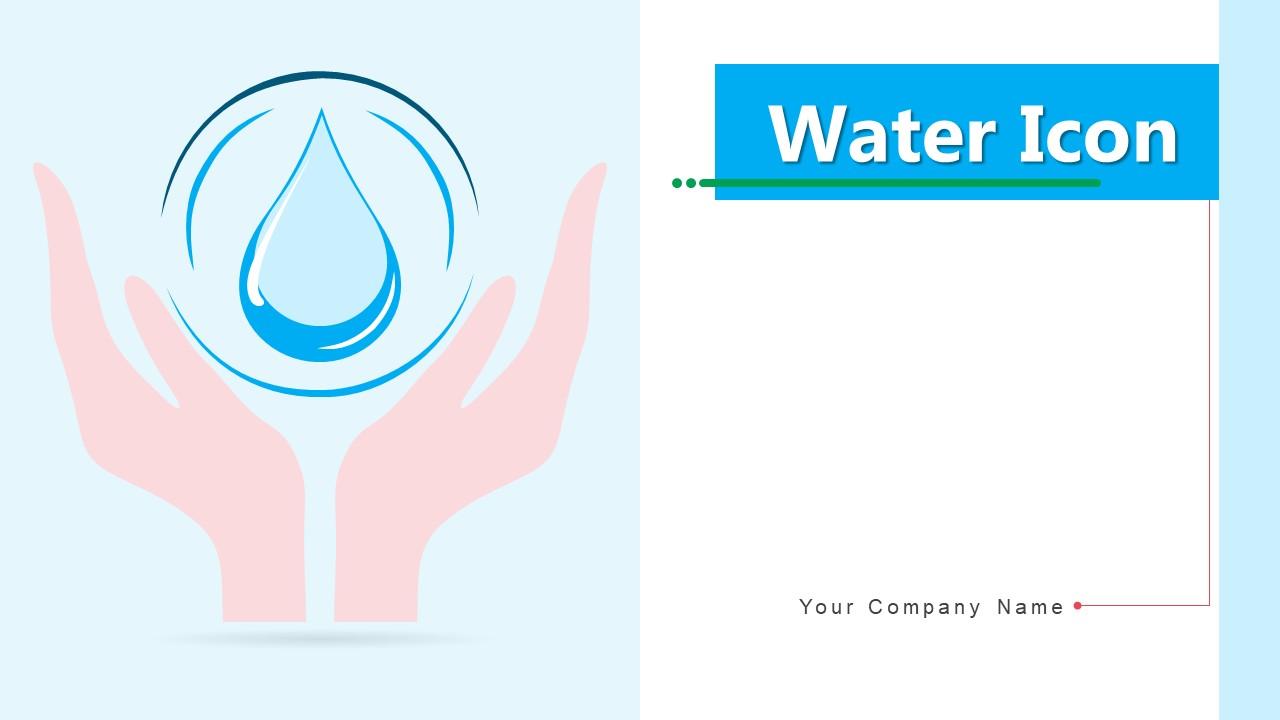 Water Icon Powerpoint Ppt Template Bundles Slide01
