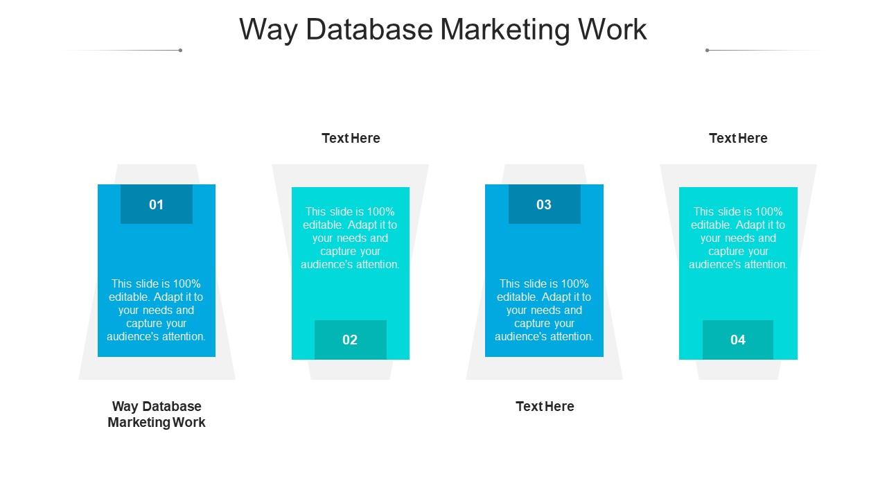 Way database marketing work ppt powerpoint presentation portfolio icons cpb Slide01