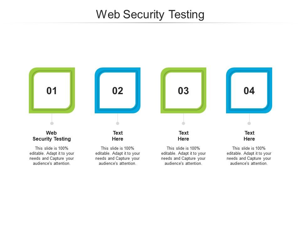 Web security testing ppt powerpoint presentation icon graphics example cpb Slide01