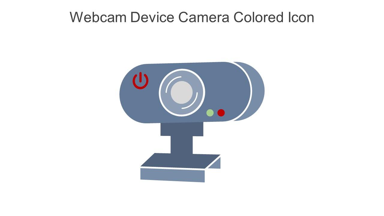 Webcam Device Camera Colored Icon In Powerpoint Pptx Png And Editable Eps Format
