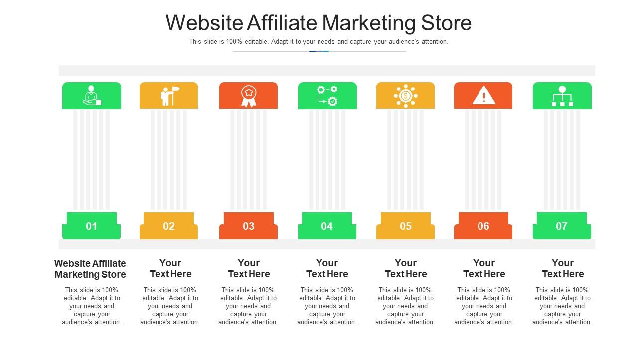 Website affiliate marketing store ppt powerpoint presentation icon example introduction cpb Slide01