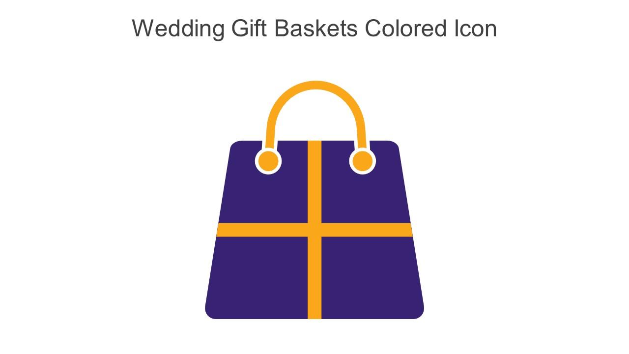 Wedding Gift Baskets Colored Icon In Powerpoint Pptx Png And Editable Eps Format