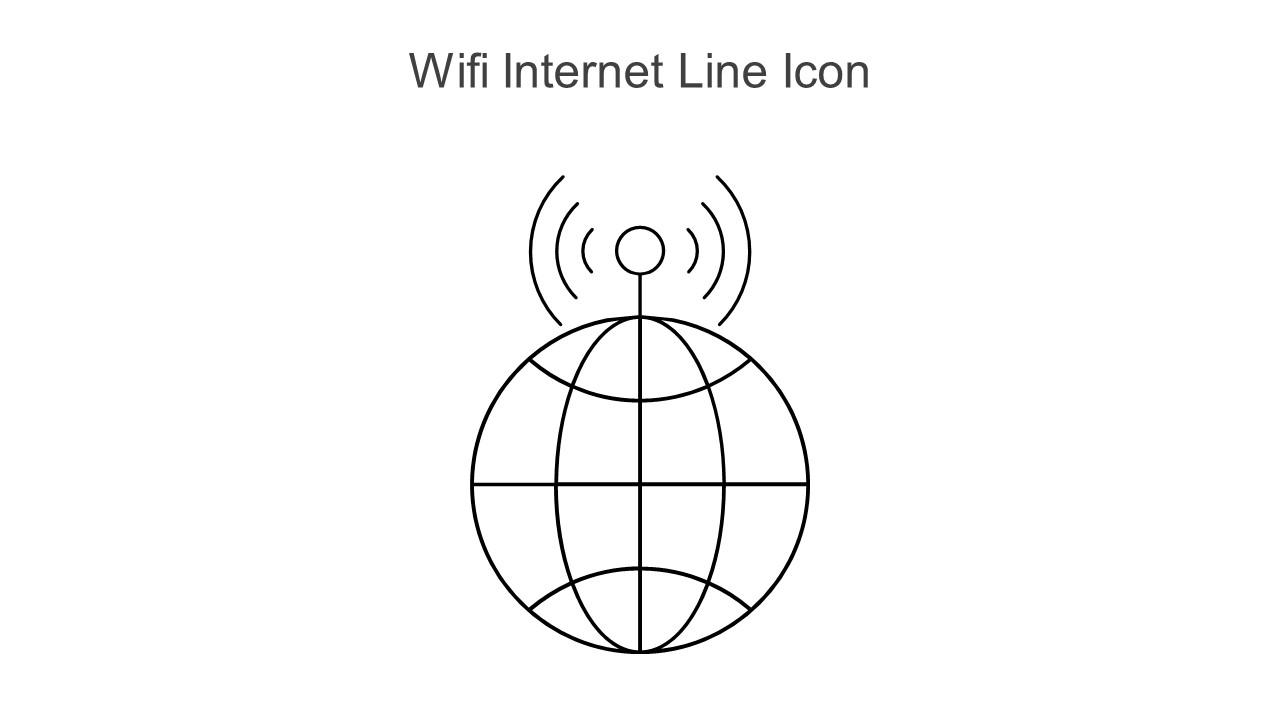 Wifi Internet Line Icon Slide01