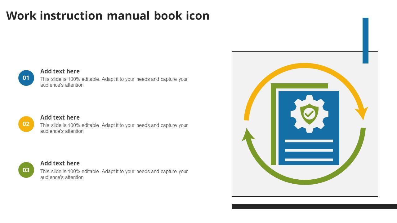 Work Instruction Manual Book Icon