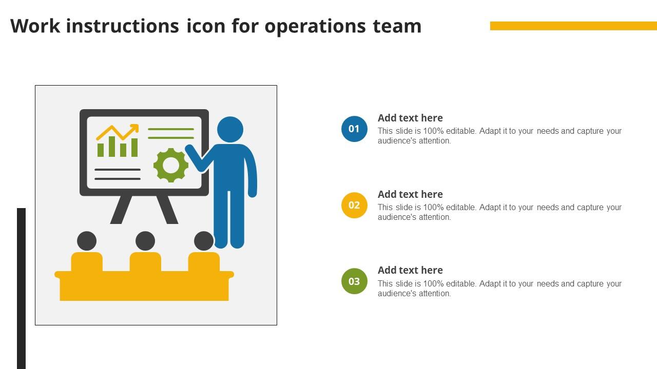 Work Instructions Icon For Operations Team