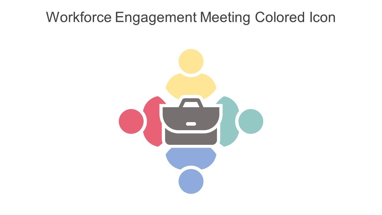 Workforce Engagement Meeting Colored Icon In Powerpoint Pptx Png And Editable Eps Format Slide01