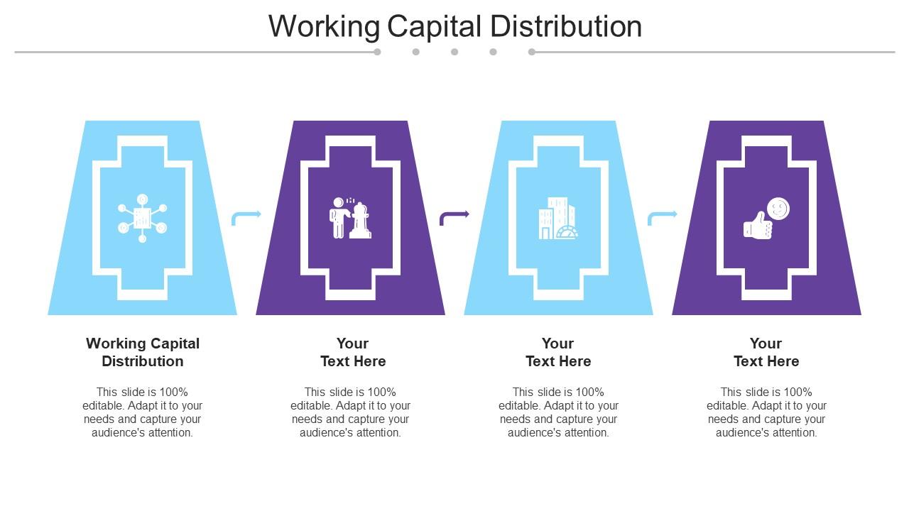 Working Capital Distribution Ppt Powerpoint Presentation Icon Graphics Design Cpb Slide01
