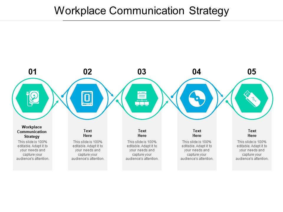 Workplace communication strategy ppt powerpoint presentation icon portfolio cpb Slide01